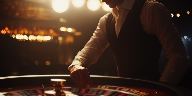 Pengguna membuka aplikasi lewat ponsel